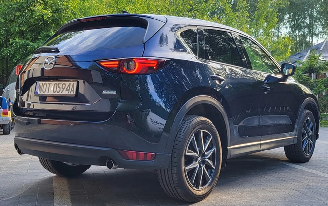 Mazda CX-5 cena 99500 przebieg: 74100, rok produkcji 2018 z Karczew małe 781